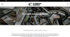 Desktop Screenshot of cobrapullcords.com